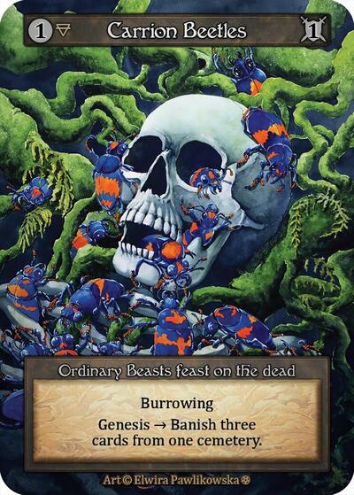 2025 Sorcery: Contested Realm: Gothic (GT) - Carrion Beetles (, Ordinary) (, Near Mint)