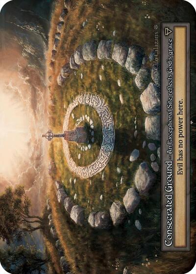 2025 Sorcery: Contested Realm: Gothic (GT) - Consecrated Ground (, Exceptional) (, Near Mint)