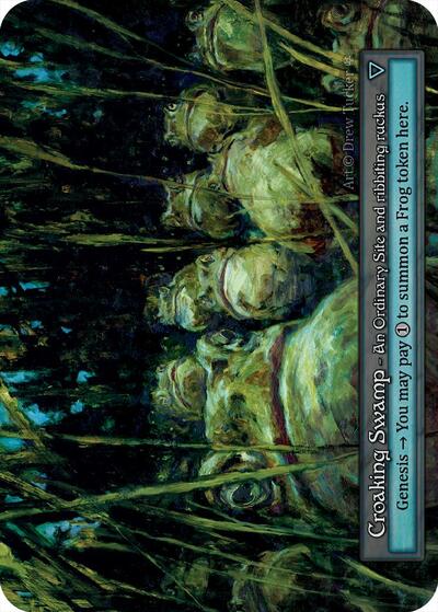 2025 Sorcery: Contested Realm: Gothic (GT) - Croaking Swamp (, Ordinary) (, Near Mint)