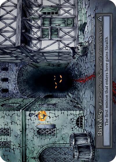 2025 Sorcery: Contested Realm: Gothic (GT) - Dark Alley (, Exceptional) (, Near Mint)