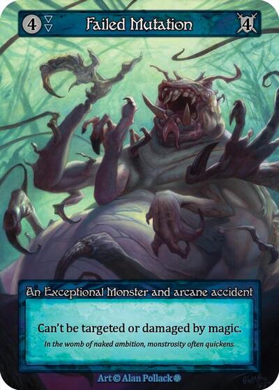 2025 Sorcery: Contested Realm: Gothic (GT) - Failed Mutation (, Exceptional) (, Near Mint)