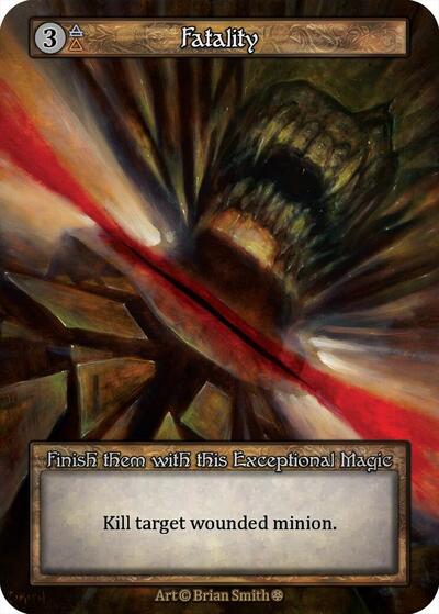 2025 Sorcery: Contested Realm: Gothic (GT) - Fatality (, Exceptional) (, Near Mint)