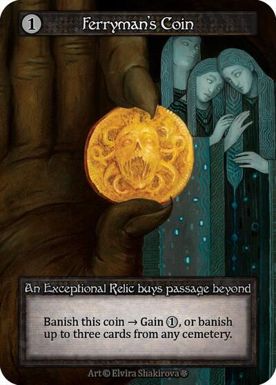 2025 Sorcery: Contested Realm: Gothic (GT) - Ferryman's Coin (, Exceptional) (, Near Mint)