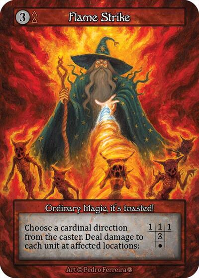 2025 Sorcery: Contested Realm: Gothic (GT) - Flame Strike (, Ordinary) (, Near Mint)
