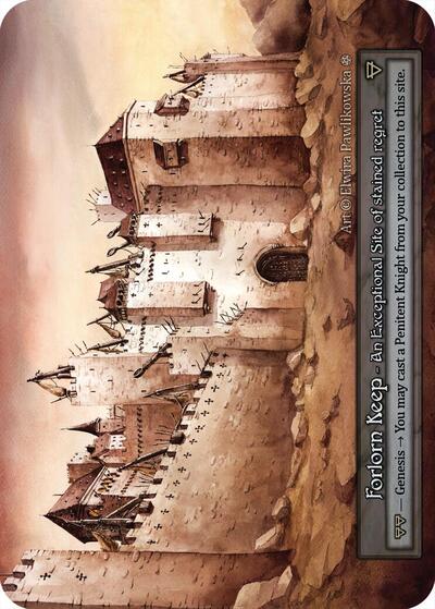 2025 Sorcery: Contested Realm: Gothic (GT) - Forlorn Keep (, Exceptional) (, Near Mint)