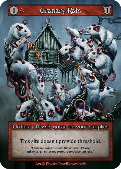 2025 Sorcery: Contested Realm: Gothic (GT) - Granary Rats (, Ordinary) (, Near Mint)