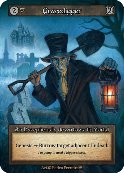 2025 Sorcery: Contested Realm: Gothic (GT) - Gravedigger (, Exceptional) (, Near Mint)
