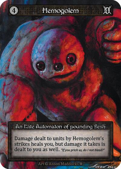 2025 Sorcery: Contested Realm: Gothic (GT) - Hemogolem (, Elite) (, Near Mint)