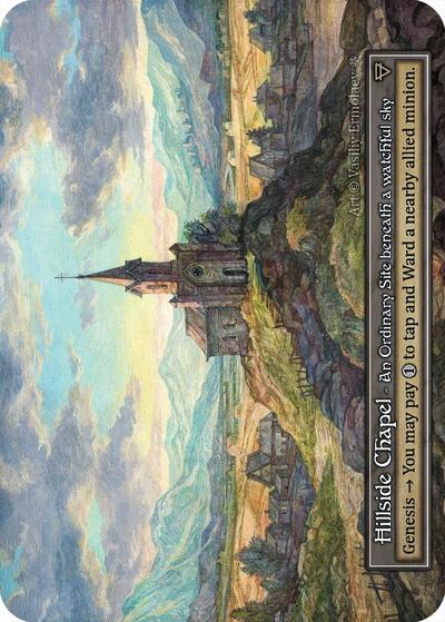 2025 Sorcery: Contested Realm: Gothic (GT) - Hillside Chapel (Foil) (, Ordinary) (Foil, Near Mint)