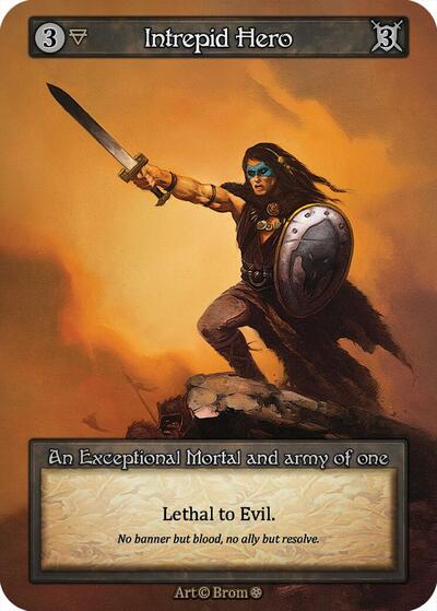 2025 Sorcery: Contested Realm: Gothic (GT) - Intrepid Hero (, Exceptional) (, Near Mint)