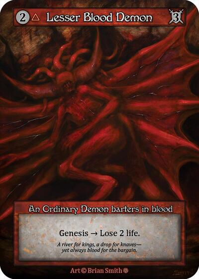 2025 Sorcery: Contested Realm: Gothic (GT) - Lesser Blood Demon (, Ordinary) (, Near Mint)