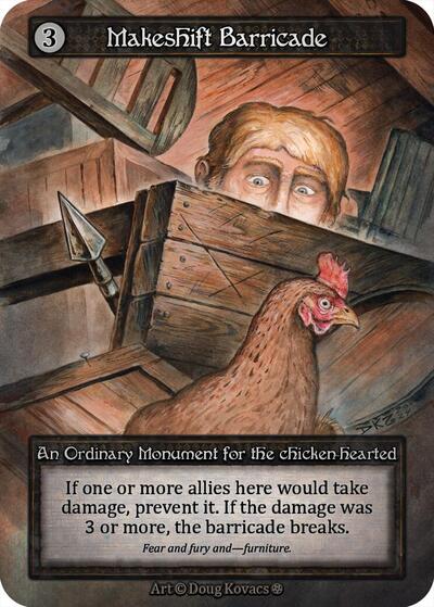 2025 Sorcery: Contested Realm: Gothic (GT) - Makeshift Barricade (, Ordinary) (, Near Mint)