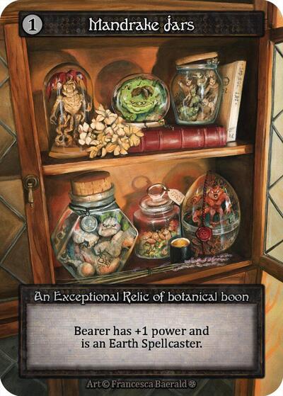 2025 Sorcery: Contested Realm: Gothic (GT) - Mandrake Jars (, Exceptional) (, Near Mint)