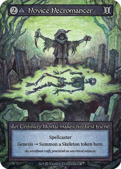 2025 Sorcery: Contested Realm: Gothic (GT) - Novice Necromancer (, Ordinary) (, Near Mint)