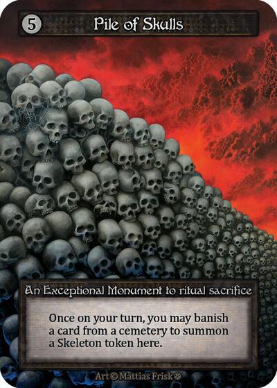 2025 Sorcery: Contested Realm: Gothic (GT) - Pile of Skulls (, Exceptional) (, Near Mint)