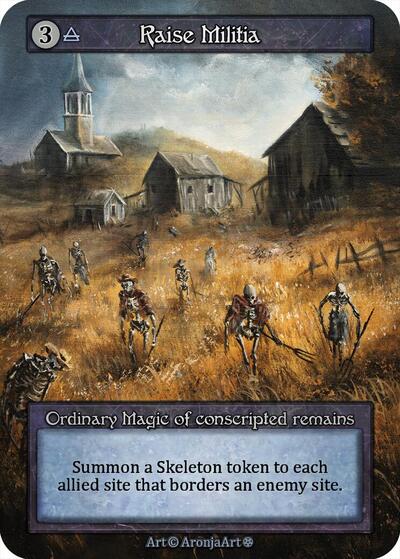 2025 Sorcery: Contested Realm: Gothic (GT) - Raise Militia (, Ordinary) (, Near Mint)