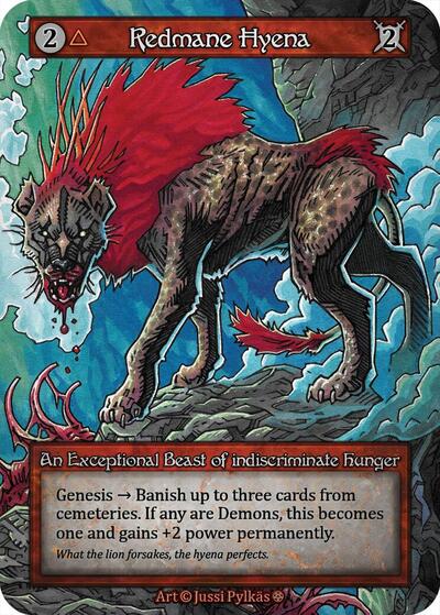 2025 Sorcery: Contested Realm: Gothic (GT) - Redmane Hyena (, Exceptional) (, Near Mint)