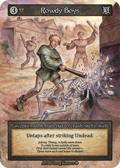 2025 Sorcery: Contested Realm: Gothic (GT) - Rowdy Boys (, Exceptional) (, Near Mint)
