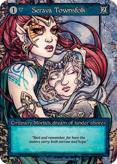 2025 Sorcery: Contested Realm: Gothic (GT) - Serava Townsfolk (, Ordinary) (, Near Mint)