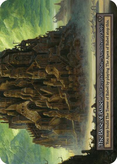 2025 Sorcery: Contested Realm: Gothic (GT) - The Base of Babel (, Exceptional) (, Near Mint)