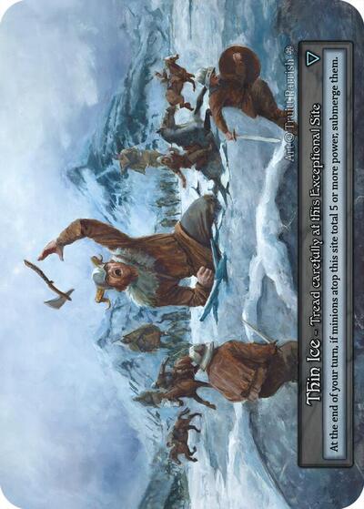2025 Sorcery: Contested Realm: Gothic (GT) - Thin Ice (, Exceptional) (, Near Mint)