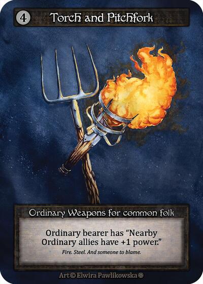 2025 Sorcery: Contested Realm: Gothic (GT) - Torch and Pitchfork (, Ordinary) (, Near Mint)