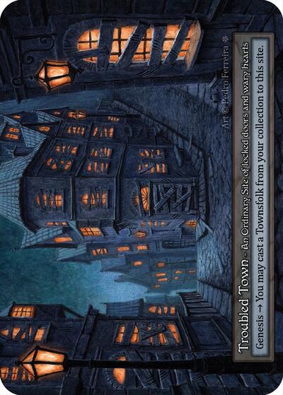 2025 Sorcery: Contested Realm: Gothic (GT) - Troubled Town (, Ordinary) (, Near Mint)