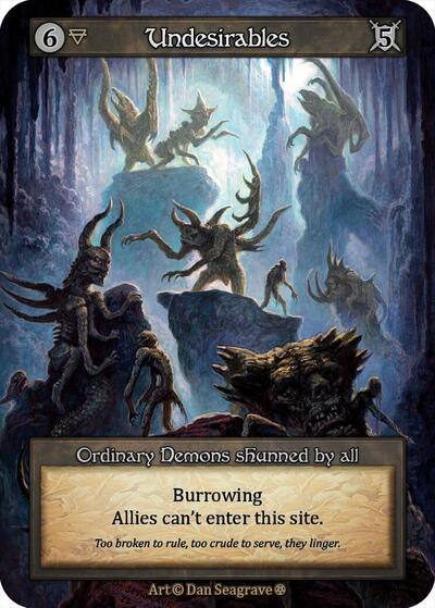 2025 Sorcery: Contested Realm: Gothic (GT) - Undesirables (, Ordinary) (, Near Mint)