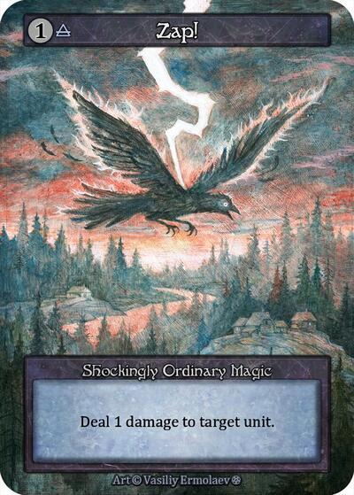2025 Sorcery: Contested Realm: Gothic (GT) - Zap! (, Ordinary) (, Near Mint)