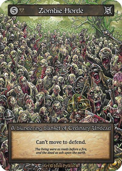 2025 Sorcery: Contested Realm: Gothic (GT) - Zombie Horde (, Ordinary) (, Near Mint)