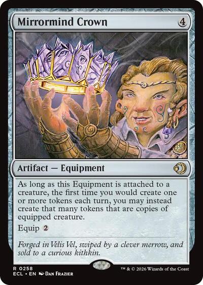 2026 Magic: The Gathering: Lorwyn Eclipsed (ECL) - Mirrormind Crown (#258, Rare) (, Near Mint)