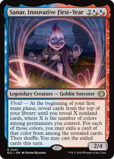 2026 Magic: The Gathering: Lorwyn Eclipsed (ECL) - Sanar Innovative First Year (#241, Rare) (, Near Mint)