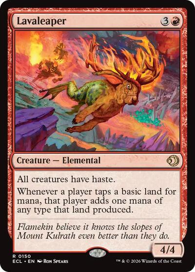 2026 Magic: The Gathering: Lorwyn Eclipsed (ECL) - Lavaleaper (#150, Rare) (, Near Mint)