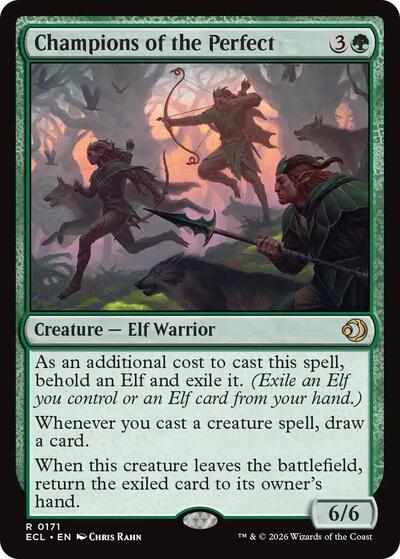 2026 Magic: The Gathering: Lorwyn Eclipsed (ECL) - Champions of the Perfect (#171, Rare) (, Near Mint)