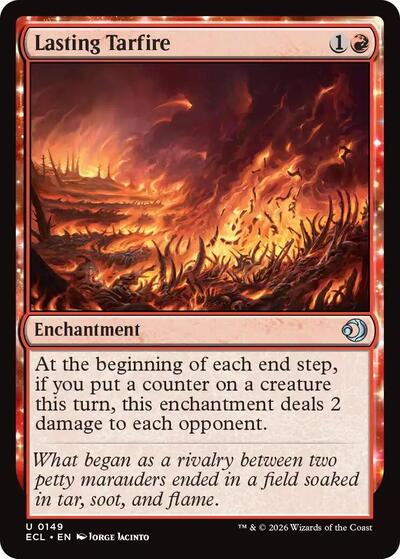 2026 Magic: The Gathering: Lorwyn Eclipsed (ECL) - Lasting Tarfire (#149, Uncommon) (, Near Mint)