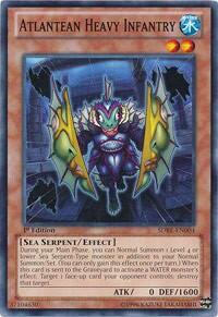 2012 YuGiOh: Structure Deck: Realm of the Sea Emperor (SDRE) - Atlantean Heavy Infantry (#SDRE-EN004, Common) (1st Edition, Near Mint)