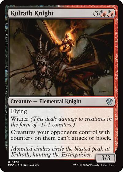 2026 Magic: The Gathering: Commander: Lorwyn Eclipsed (ECC) - Kulrath Knight (#126, Uncommon) (, Near Mint)