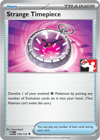 2022 Pokemon: Prize Pack Series Cards () - Strange Timepiece (#128/132, Uncommon) (, Near Mint)