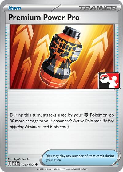 2022 Pokemon: Prize Pack Series Cards () - Premium Power Pro (#124/132, Uncommon) (, Near Mint)