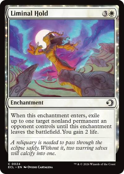 2026 Magic: The Gathering: Lorwyn Eclipsed (ECL) - Liminal Hold (#24, Common) (, Near Mint)