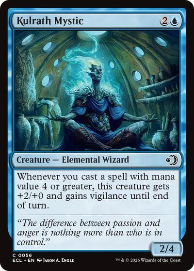 2026 Magic: The Gathering: Lorwyn Eclipsed (ECL) - Kulrath Mystic (#56, Common)