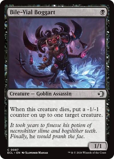 2026 Magic: The Gathering: Lorwyn Eclipsed (ECL) - Bile Vial Boggart (#87, Common) (, Near Mint)