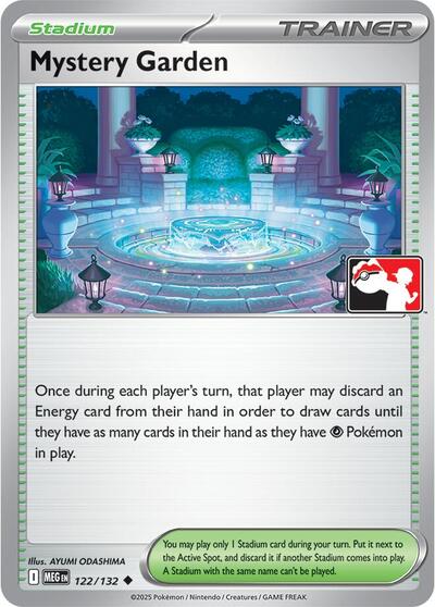 2022 Pokemon: Prize Pack Series Cards () - Mystery Garden (#122/132, Uncommon) (, Near Mint)
