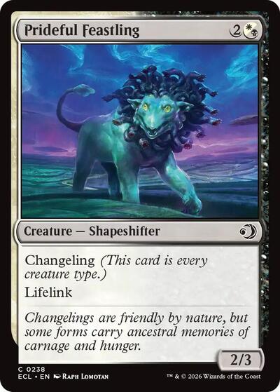 2026 Magic: The Gathering: Lorwyn Eclipsed (ECL) - Prideful Feastling (#238, Common) (, Near Mint)