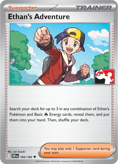 2022 Pokemon: Prize Pack Series Cards () - Ethan's Adventure (#165/182, Uncommon) (, Near Mint)