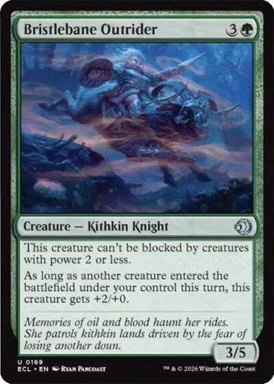 2026 Magic: The Gathering: Lorwyn Eclipsed (ECL) - Bristlebane Outrider (#169, Uncommon) (Foil, Near Mint)