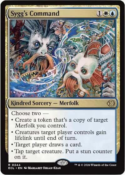 2026 Magic: The Gathering: Lorwyn Eclipsed (ECL) - Syggs Command (#244, Rare) (, Near Mint)