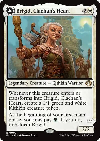 2026 Magic: The Gathering: Lorwyn Eclipsed (ECL) - Brigid Clachans Heart (#7, Rare) (, Near Mint)