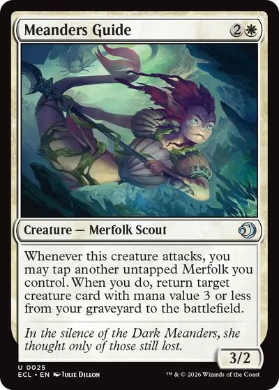 2026 Magic: The Gathering: Lorwyn Eclipsed (ECL) - Meanders Guide (#25, Uncommon) (, Near Mint)