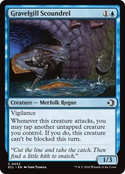 2026 Magic: The Gathering: Lorwyn Eclipsed (ECL) - Gravelgill Scoundrel (#53, Common)